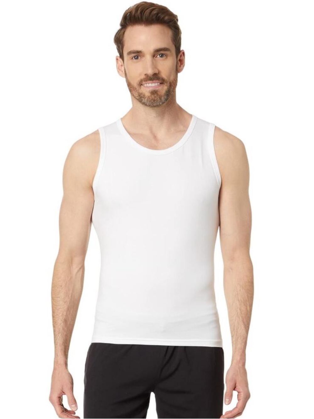 SPANKS  men’s compression sculpta cotton tank top